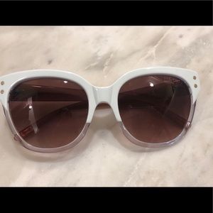 Ted Baker White and Tan Sunglasses